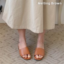로즈블로썸 멜팅브라운 여성 데일리 뮬 슬리퍼 사무실 슬리퍼 9color (8249203)