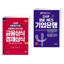 2020 고시넷 은행 필기시험 금융상식 경제상식 + NCS IBK기업은행 필기시험 봉투모의고사 (전2권)