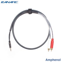 카나레 Y 오디오케이블 CA-3C2R Amphenol 3.5mmStereo-(2)RCA 타입, 30미터