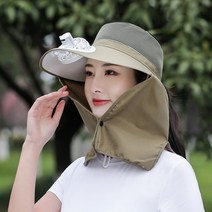 Zhuoya 여름 썬캡 버킷햇 선풍기 모자 12-041615