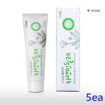 하얀 민들레 치약 (5개) 민들레+프로폴리스+자일리톨 고기능성 웰빙치약