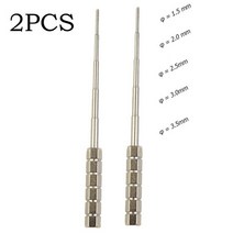 스테인레스 스틸 와이어 코일 지그 사전 제작 도구 1.5mm/2.0mm/2.5mm/3mm/3.5mm 전동 공구 부품, [01] 2pcs