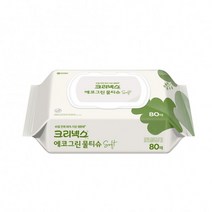 에코그린 소프트 생분해 물티슈 캡형 80매 x 10팩