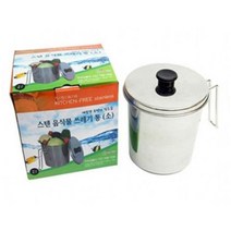 스텐 음식물쓰레기통2L 소, 없음