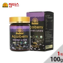 쌈바스 아사이베리분말 파우더100g ET+7988EA, 1, 1