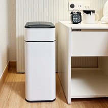 톨튼 스테인리스 오존살균 자동센서 기저귀 쓰레기통 20L, 아이보리, 1개