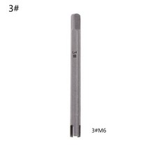 깨진 탭 추출기 가이드 Easy Out Out Wire Screw Remover Tools 3/4로 드릴 비트, 3#M6