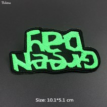 수선 패치 슈퍼 록 밴드 음악 다림 스티커 모티브 배지 글자 자수 아플리케 의류 재킷 배낭, 1 PCS 12