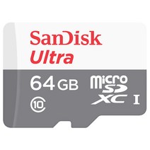 샌디스크 울트라 마이크로SD SDSQUNS, 64GB