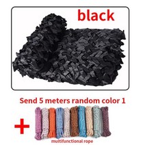 야외차양차광막그늘막 더블 보강 그물 사냥 훈련 네트 커버 자동차 텐트 멀티 사이즈, black+3x9m