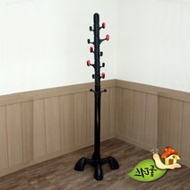 키큰 회전 긴옷 행거 세우는 간이 스텐딩 옷걸이 간이 일자 플라스틱 코트 파이트 롱패딩 1자형 모던 헹가, 단품