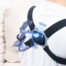 SMABAT 스마트 진동 자세 교정기 바른자세 밴드 진동알림 굽은등 앉은 자세 교정 계수 기능 성인 아동 겸용, 블랙, 1개