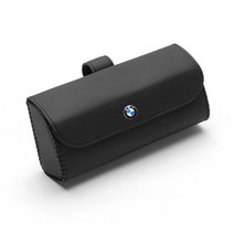 로센트 차량용 안경거치대 선글라스 클립 엠블럼 수납함, BMW, 안경거치대 레드