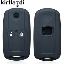 스마트키honda civic g9 accord odyssey crv fit city auto accessories car key case protection fob 용 실리콘, 블랙 1pc