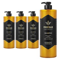 케라시스 로얄 프로폴리스 에너지 플러스 대용량 샴푸 1L, 4개