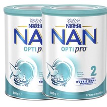 네슬레 Nestle Nan Optipro 2 호주 2단계 NAN 옵티프로 6-12개월 베이비 분유 800g, 2팩