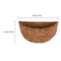 야자매트 계단미끄럼방지 패드 보온덮개코코넛 매트 천연 라이너 대량 롤 팜 카펫 벽걸이 바구니 화분 애완, 03 14in