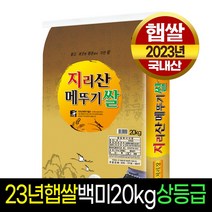 [2023년햅쌀][명가미곡] 지리산메뚜기쌀 백미20Kg 상등급 판매자당일도정 박스포장, 1개, 20Kg