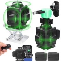 꾹미 다기능레이저수평기 자동 셀프 레벨링 다기능 16 라인 레이저 레벨기 360 ° 수평 및 수직 크로스 그, 02 US Plug