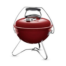 Weber Smokey Joe Premium 캠핑 가스 바베큐그릴 차콜 37cm 블랙, 레드, 레드 프리미엄 바베큐 그릴