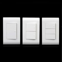 셀프 스위치 방 전기 전등 커버 콘센트 교체 간편한 시공 불 낡은 인테리어 리모델링 이사 오래된 깔끔 심플 조명 사무실 가정용 매장 화이트, 제품선택, 3구