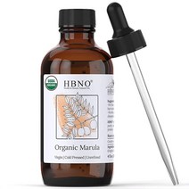 HBNO 유기농 마룰라 오일 120ml(4온스) - 100% 순수 및 USDA 인증 유기농 마룰라 오일 얼굴용 동물 실험 없음 - 머리카락 몸 입술 손톱 샴푸 및 컨디셔너, Peppermint, 4 Ounce (Pack of 1)