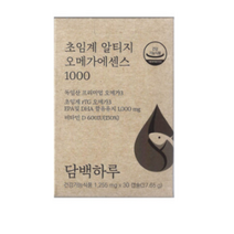 담백하루 프리미엄 고함량 초임계 알티지 오메가3 에센스 1000 비타민 D 디 600IU KD파마 epa 임산부 임신부 임신준비 오매가 오메가 오네가 쓰리 스리 단백하루, 3박스, 30캡슐