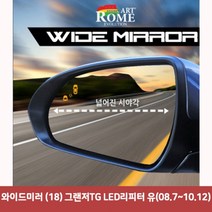 와이드미러 (18) 그랜저TG LED리피터 유(08.7-10.12)6977와이드미러 한신와이드미러 사각지대보조미러 사이드미러 백미러 사이드미러커버.와이드백미러