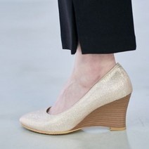 여성 새틴 펌프스 힐 여성화 여자 신발 구두_2303A