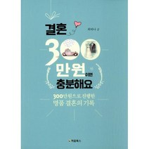 밀크북 결혼 300만원이면 충분해요 300만원으로 진행한 명품 결혼의 기록, 도서