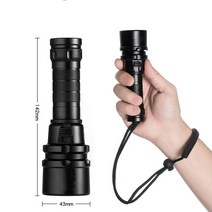 T6L2 LED 스쿠버다이빙 방수 전문 랜턴 트래킹 아웃도어 수륙양용 랜턴, T6
