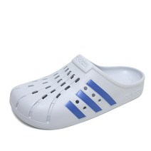 아디다스 아딜렛 클로그 슬리퍼 샌들 화이트블루 HP9400