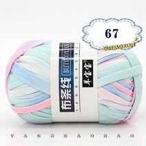 손 뜨개질 짠 가방 카펫 DIY 핸드 니트 소재 실, 1pc 67