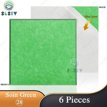 흡음판 방음 설치 음악실 흡음재 패널 자체 접착 흡음 벽 음악 스튜디오 어쿠스틱 개, 28--Soin Green, 0.9cm High Density