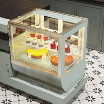 음료수냉장고 냉장쇼케이스 베이커리진열대 탁상용, 스테인레스 스틸 아크900x560x730mm