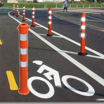 NEW 업그레이드 주차금지봉 차선규제봉 인도진입금지봉, 규제봉 1p+콘크리트앙카 3p