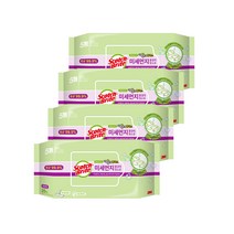 스카치브라이트 베이직 미세먼지 물걸레 청소포 더블액션 표준형 25p, 4개