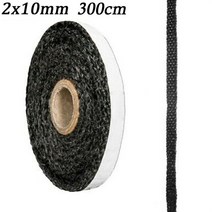 가마 오븐 도어 스토브 굴뚝 자체 접착 유리 씰 10/15 Mm 넓은 검정색 평면 열 Ex-체인저, [01] 10mm