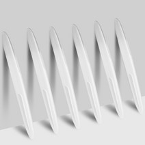 론조모니 밀착력 강한 자동차 실리콘 문콕방지 도어가드, 6p, 투명