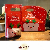 C02 루돌프비닐백(대)2장 크리스마스 큰봉투 5매, 단품, 1개