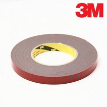 3M 강력양면테이프 11M 15mm x 11m 차량용 자동차 보수 접착 부착 테이프 차량용접착제, 1
