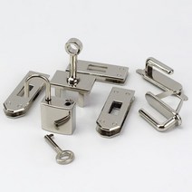 Meetee 1set7개3sets 45mm 4색 금속 가방 하드웨어 액세서리 여성용 핸드백 걸쇠 잠금 버클 DIY 부품 가죽 공예 리폼 수선, 45mm-3세트, 은
