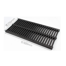 트렌치 배수로 그레이팅 커버 뚜껑 멘홀 물도랑 주방, 길이 500 x폭 300 x높이 40mm