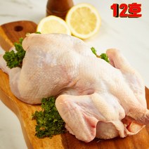 염지 삼계 닭 도매 유통 영계 생닭 - 12호 (1150g-1250g), 4각_핫염지 | 5진공..