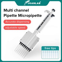 JOANLAB-공식 스토어 다중 채널 피펫 실험실 장비 수동 디지털 조정 가능한 마이크로 8 12, CHINA, 12 Channels 50-300ul