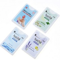 판촉물/ 의약외품 리본 카드형 소독제 18ml 본품 기준 향 3종 손세정제, 기본수량1000개구매시, 인쇄없음