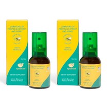 ApisBrasil 아피스 브라질 그린 프로폴리스 스프레이 30ml 2개, 1개, 기본