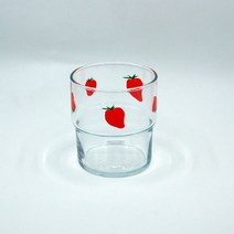 NANA motif strawberry 480ml 유리컵, 1개, 색상