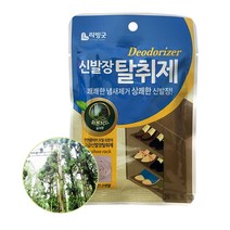 리빙굿 신발장 탈취제 숲속향, 2g, 3개