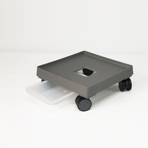 정사각 이동식 청운3호 그레이 화분받침대, 단품